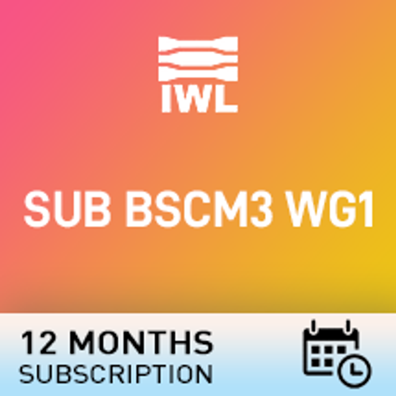 SUB BSCM3 WG1 -- 1 License / 12-Month Term