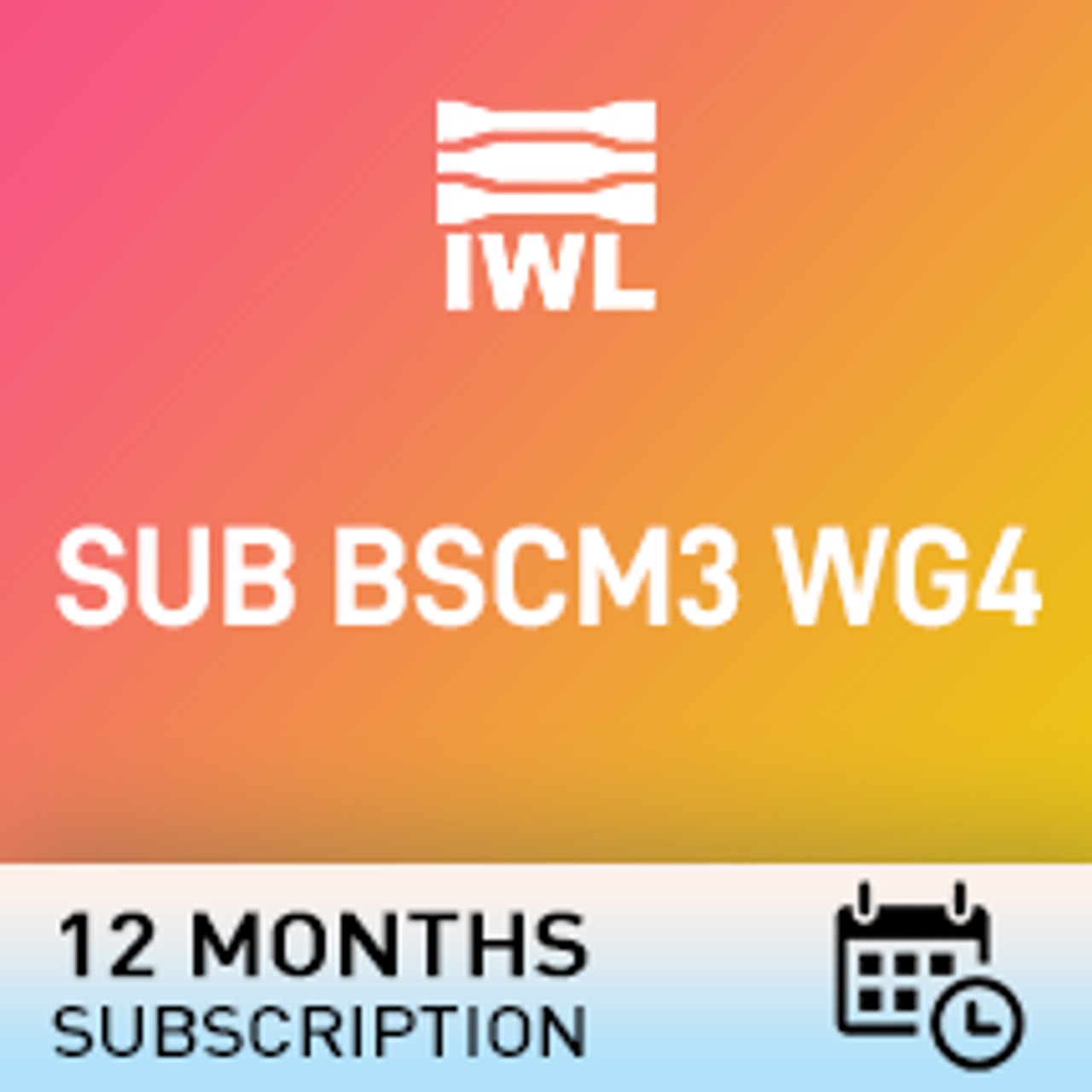 SUB BSCM3 WG4 -- 4 Licenses / 12-Month Term