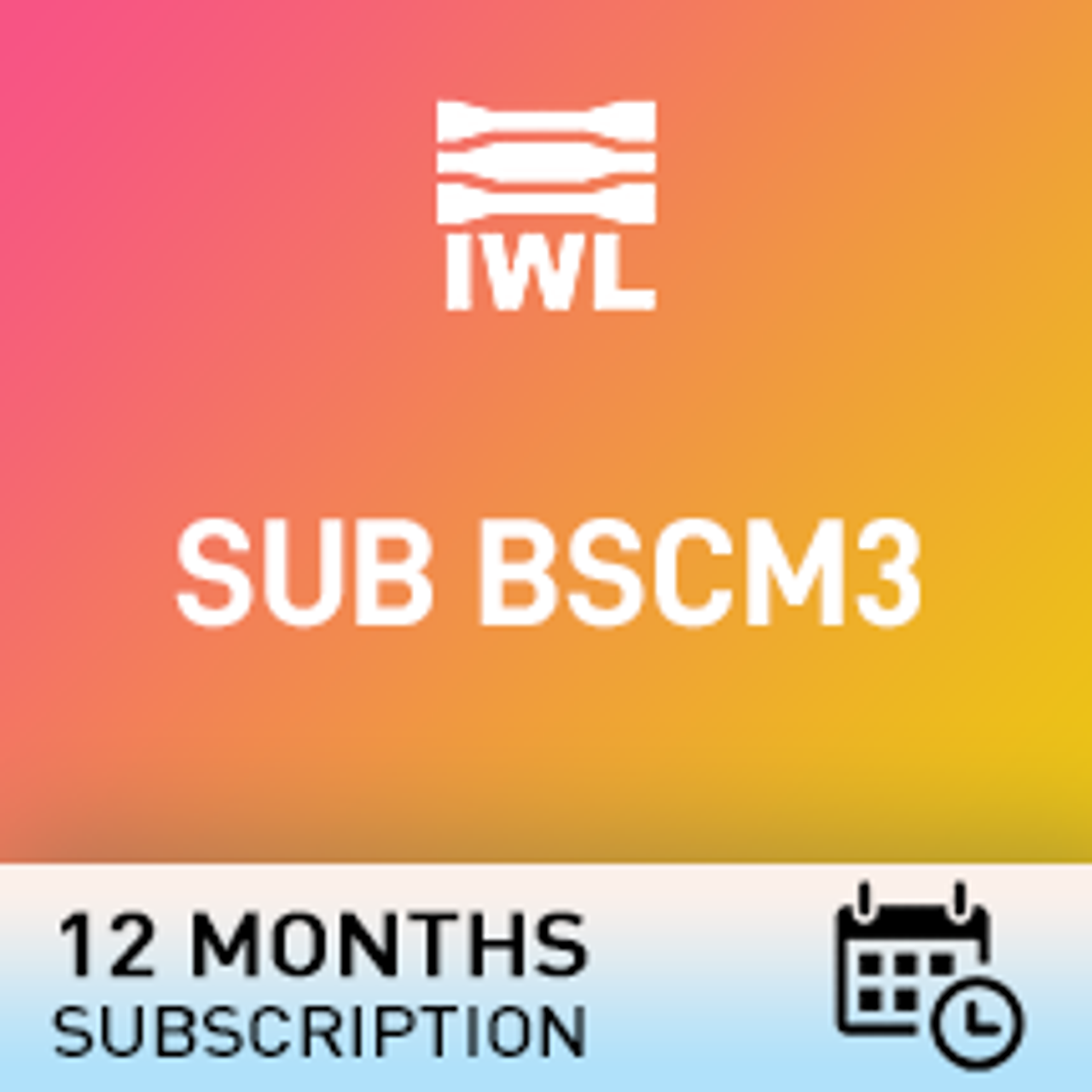 SUB BSCM3 — 1 License / 12-Month Term