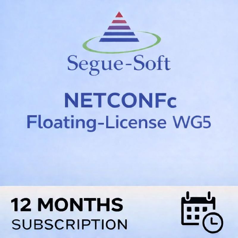 NETCONFc WG5 – 5 Licenses / 12-Month Term